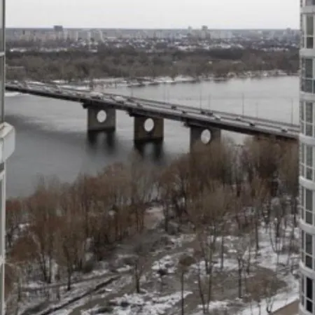 Stylish Panoramic Apartments Dnipro Sail Riverside Kyiv Exterior photo