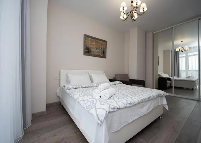 Stylish Panoramic Apartments Dnipro Sail Riverside