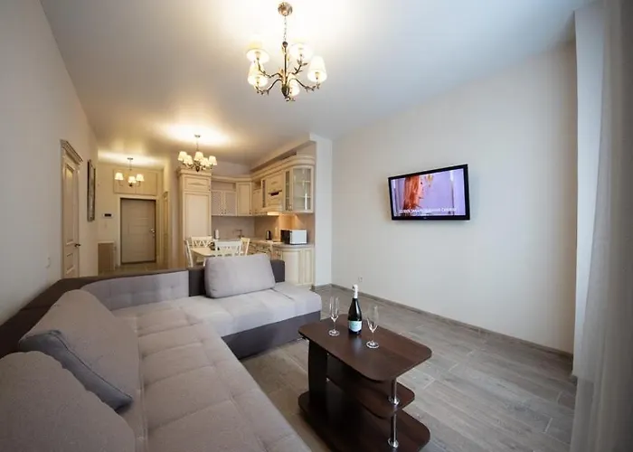 Stylish Panoramic Apartments Dnipro Sail Riverside