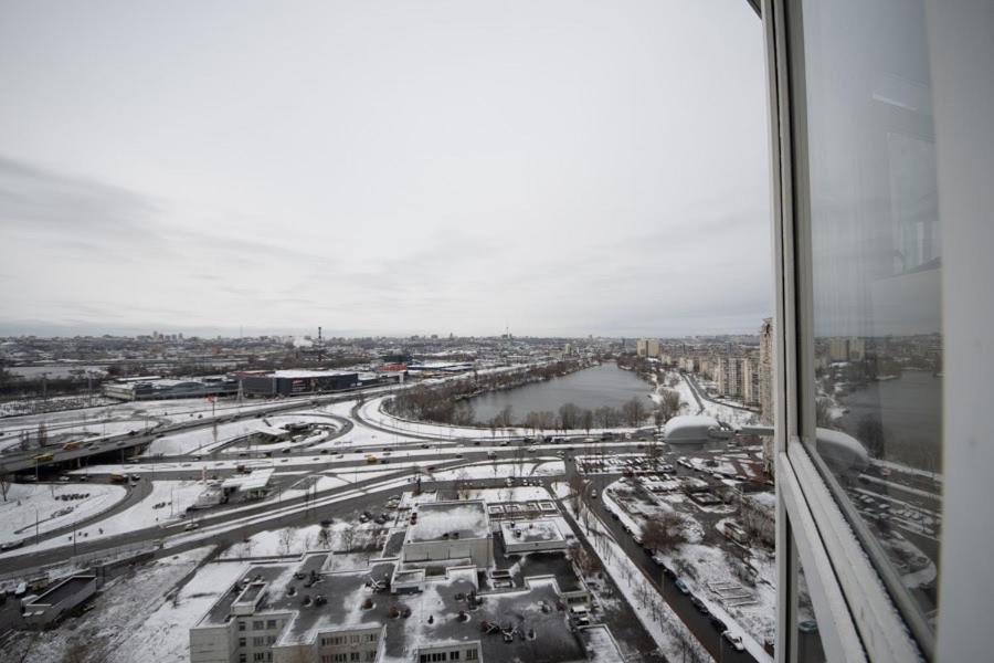 Stylish Panoramic Dnipro Sail Riverside Київ